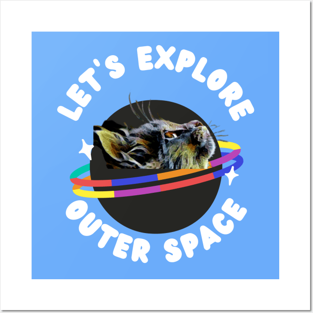 Let's Explore Outer Space Wall Art by PersianFMts